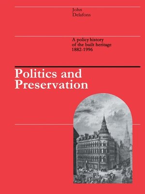 cover image of Politics and Preservation